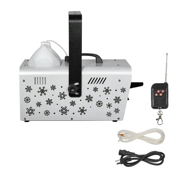 KFFKFF 1500W Snow Machine with Wireless Remote Control, Portable Snowmaker for Events, High-Output Snow Effect Machine with 5L Tank for Parties, Weddings, and Stage Decorations