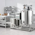 thumbnail image 1 of KFFKFF 150L Commercial Milk Pasteurization Machine Automatic Pasteurizer Ice Cream Juice Beer Pasteurizer with Cooling and Warming Function Stainless Steel, 1 of 10