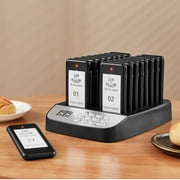 KFFKFF 16 Call Restaurant Wireless Paging System Coaster Guest Queue Calling