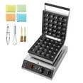 thumbnail image 1 of KFFKFF 1700W Nonstick Waffle Maker Machine, 25 Pieces Mini Pancake Maker, Stainless Steel Maker Machine with Adjustable Temperature & Timer, 1 of 9
