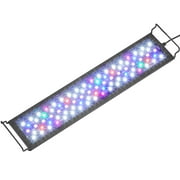 KFFKFF 18"-24" 18W Full Spectrum Aquarium Light and LCD Monitor for Freshwater Fish Tanks