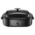 thumbnail image 1 of KFFKFF 18QT Electric Roaster Oven with Adjustable Temperature, Self-Basting Lid, Removable Pan and Rack, Defrost & Warm Functions, Ideal for Cooking Turkey and More at Home, 1 of 9