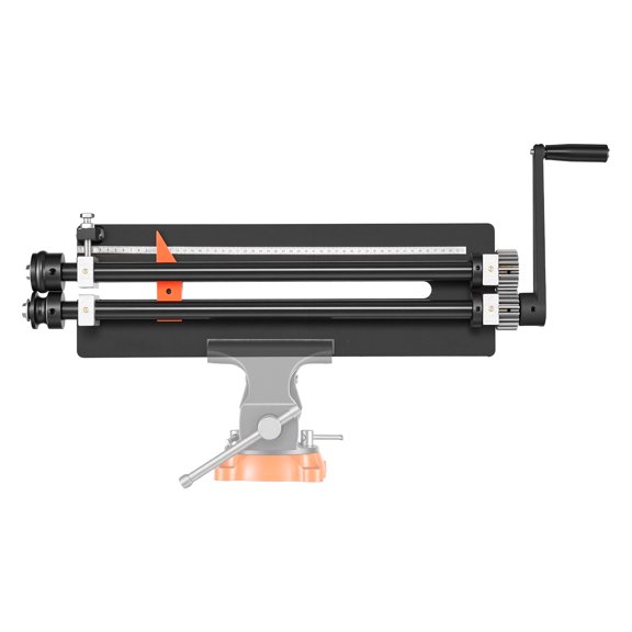 KFFKFF 19-Inch Manual Bead Roller for Metal Fabrication, 16-Gauge Capacity with Dies, Sheet Metal Forming Tool, Sturdy Build, Adjustable Stop Mechanism, Suitable for Aluminum and Copper Sheets