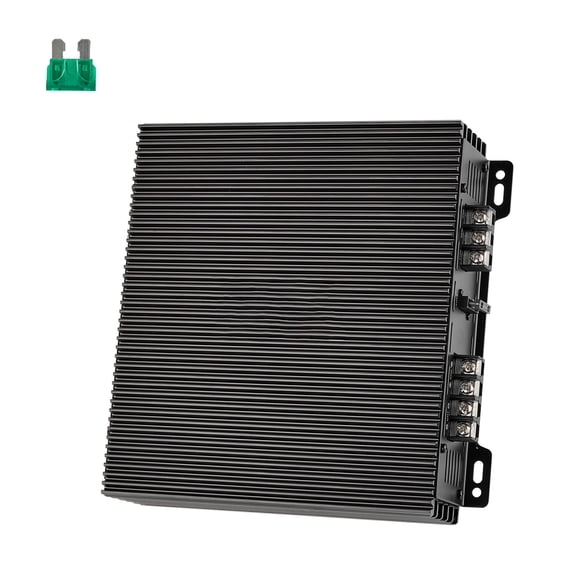 KFFKFF 2-Channel Car Audio Amplifier, Bridgeable Class A/B Full Range Stereo Amp, Max Output: 2 x 300W @ 4 Ohm / 2 x 600W @ 2 Ohm, Suitable for Cars, SUVs, Trucks, and Off-Road Vehicles