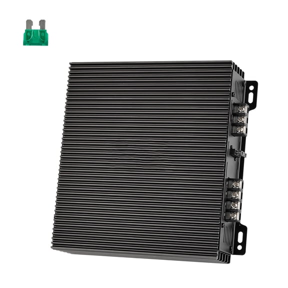 KFFKFF 2-Channel Car Audio Amplifier, Bridgeable Class A/B Full Range Stereo Amp, Max Output: 2 x 300W @ 4 Ohm / 2 x 600W @ 2 Ohm, Suitable for Cars, SUVs, Trucks, and Off-Road Vehicles