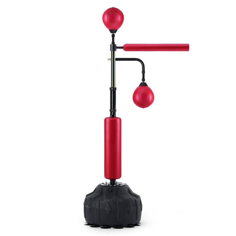 KFFKFF 2-IN-1 Punching Bag Freestand Reflex Speed Boxing Bag