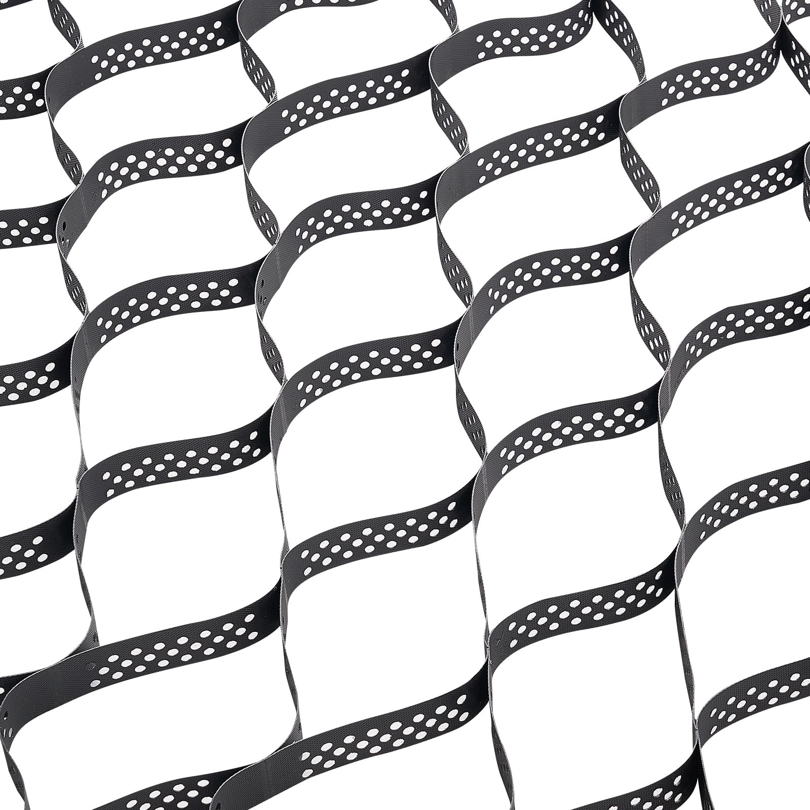 KFFKFF 2-Inch Deep Gravel Grid, 17.06 x 8.86 FT / 5200 x 2700 mm, Supports 1880 LBS Per Sq ft, Permeable Ground Stabilizer for Driveways, Gardens, Patios, Walkways, and RV Parking