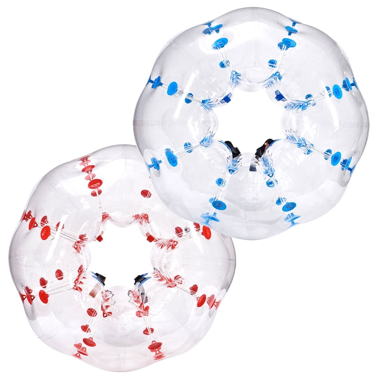 SKYSHALO 2-Pack Inflatable Wearable Bumper Zorb Balls, 5FT for