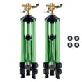 thumbnail image 1 of KFFKFF 2 Pack Impact Sprinkler with Tripod Base, Durable Tripod Sprinklers Featuring Brass Head & 3/4" NH Connector, Height Adjustable Sprinkler 360-Degree Coverage for Wide Area Irrigation, 1 of 9