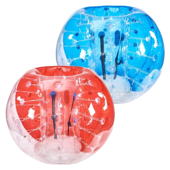 KFFKFF 2-Pack Inflatable Bumper Balls 5FT/1.5M Sumo Zorb Balls for Teens and Adults