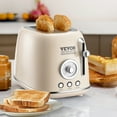 thumbnail image 1 of KFFKFF 2 Slice Stainless Steel Toaster Cancel Defrost Bagel with Removable Crumb, 1 of 9