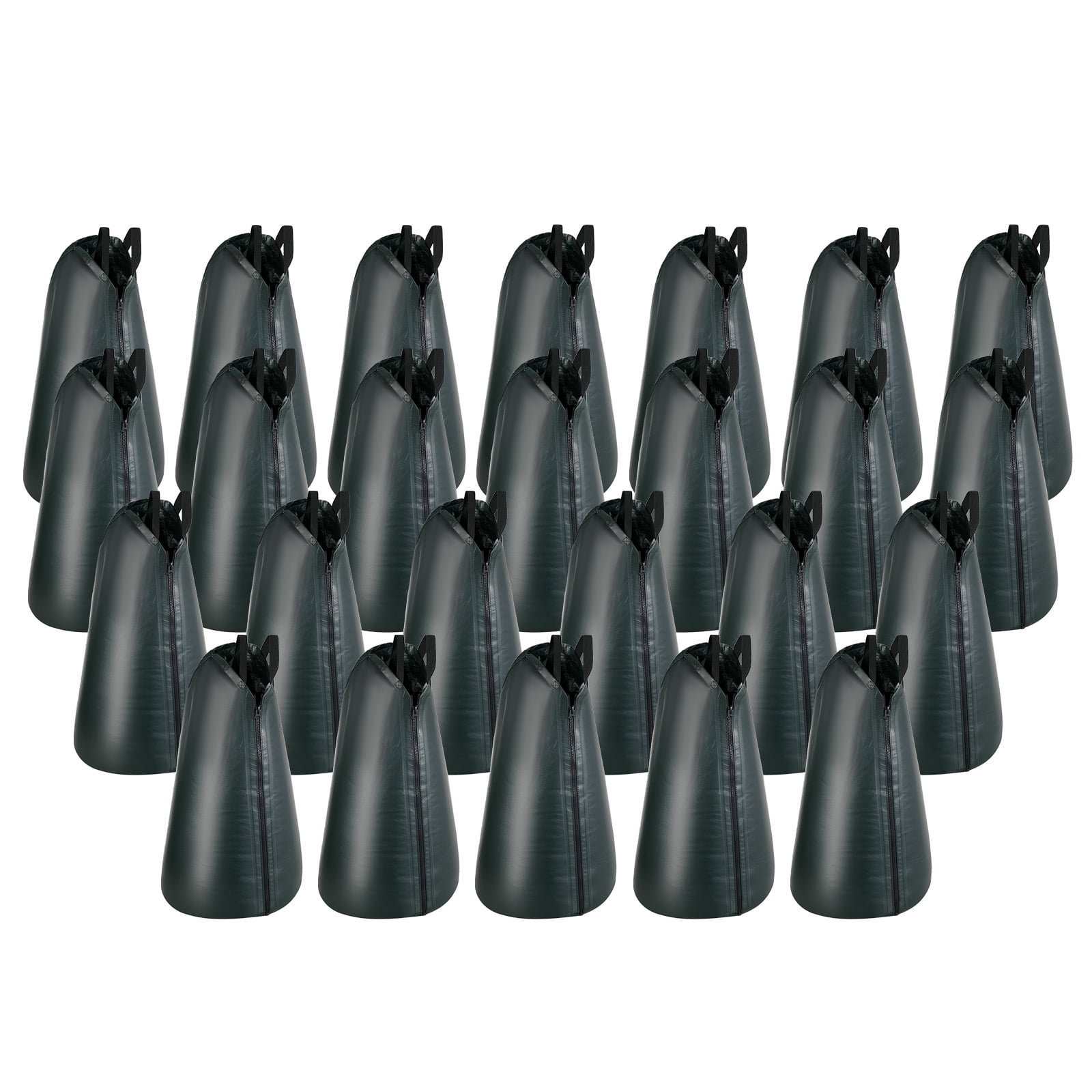 KFFKFF 20 Gallon Tree Watering Bags, Pack of 25, Slow Release Irrigation Bags with Zipper, Durable PE Material for Deep Root Shrub Watering