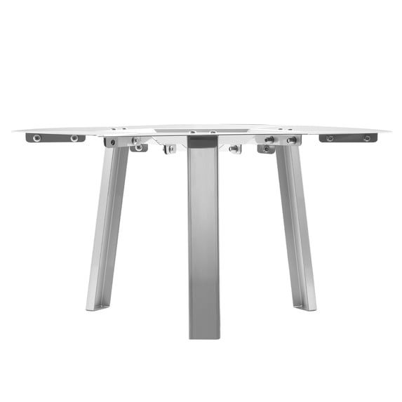 KFFKFF 20-Inch Fire Pit Heat Deflector for Wood Burning Fire Pits, Round Heat Diffuser with 304 Stainless Steel, Detachable Burner Cover for Outdoor Camping