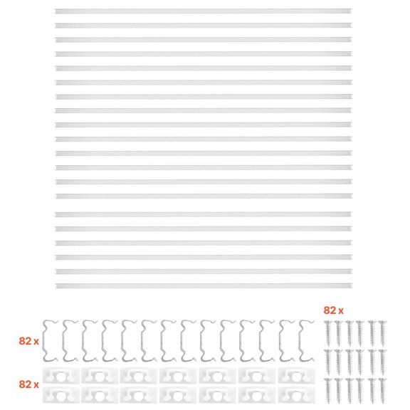 KFFKFF 20-Pack 6.6 ft/2M U-Shaped LED Aluminum Channel with Frosted Cover, End Caps, and Mounting Clips, Aluminum Profile for LED Strip Light Installations, Simple Setup