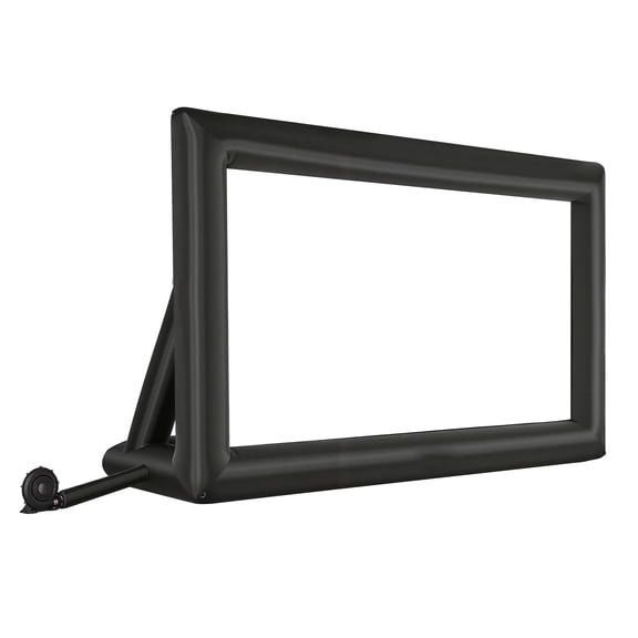 KFFKFF 20 ft Inflatable Outdoor Projection Screen with Storage Bag, Dual-Sided Viewing, Quick Setup, Ideal for Backyard Movie Nights and Events