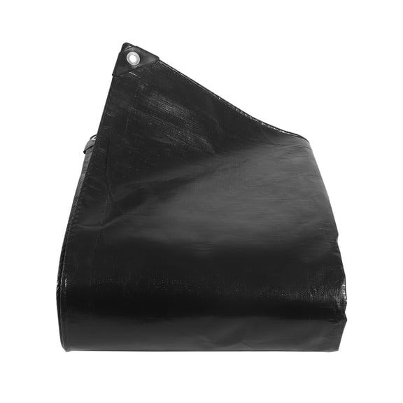 KFFKFF 20 x 25 ft Pond Liner, 14 Mil Thick, 3-Layer Reinforced PE Liner for Outdoor Fish Ponds, with Hemmed Edge and 4 Metal Grommets, Suitable for Water Gardens, Waterfalls, and Fountains, Black