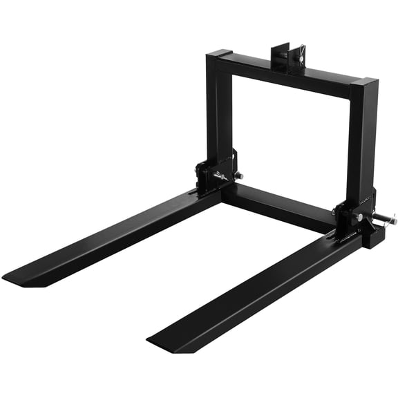 KFFKFF 2000LBS, Connecting The Tray Fork At 3 o'Clock, And a Steel Tractor Heavy Device Attachment, 25.5'x22'x41 '' For Fork Accessories For Type 1 Tractor, Slip Loader