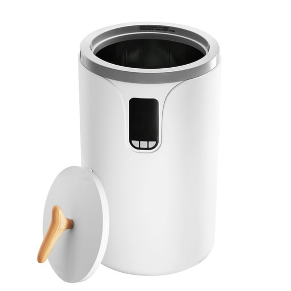 KFFKFF 20L Towel Warmer Bucket with LED Display, Heated Towel with Adjustable Timer, Safety Lock, Suitable for Home, SPA, Countertop, and Floor Use, White