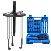 KFFKFF 21-in-1 Bearing Puller Set, 21 PCS 3-Jaw Hook Tool for Internal and External Bearings, Suitable for Bearings Without Inner Shaft, Versatile Removal Tool with Durable Portable Storage Case