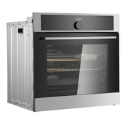 KFFKFF 24" Electric Built-in Wall Oven, 16 Cooking Modes, 2.68 Cu.Ft Capacity, 3150W Power, Includes Timer, Baking Rack, and Tray for Home Kitchens