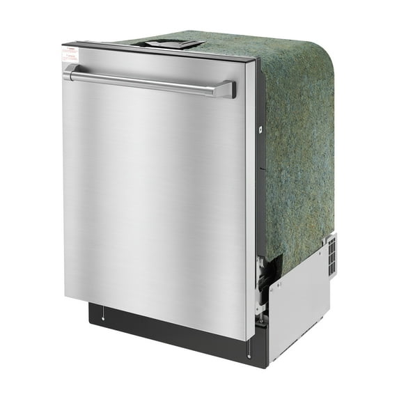 KFFKFF 24-Inch Built-In Dishwasher with Stainless Steel Interior, 14 Place Settings, 8 Wash Cycles, Quiet Operation, Adjustable Racks, and Zoned Storage, Dimensions: 23.82 x 25.2 x 33.78 Inches