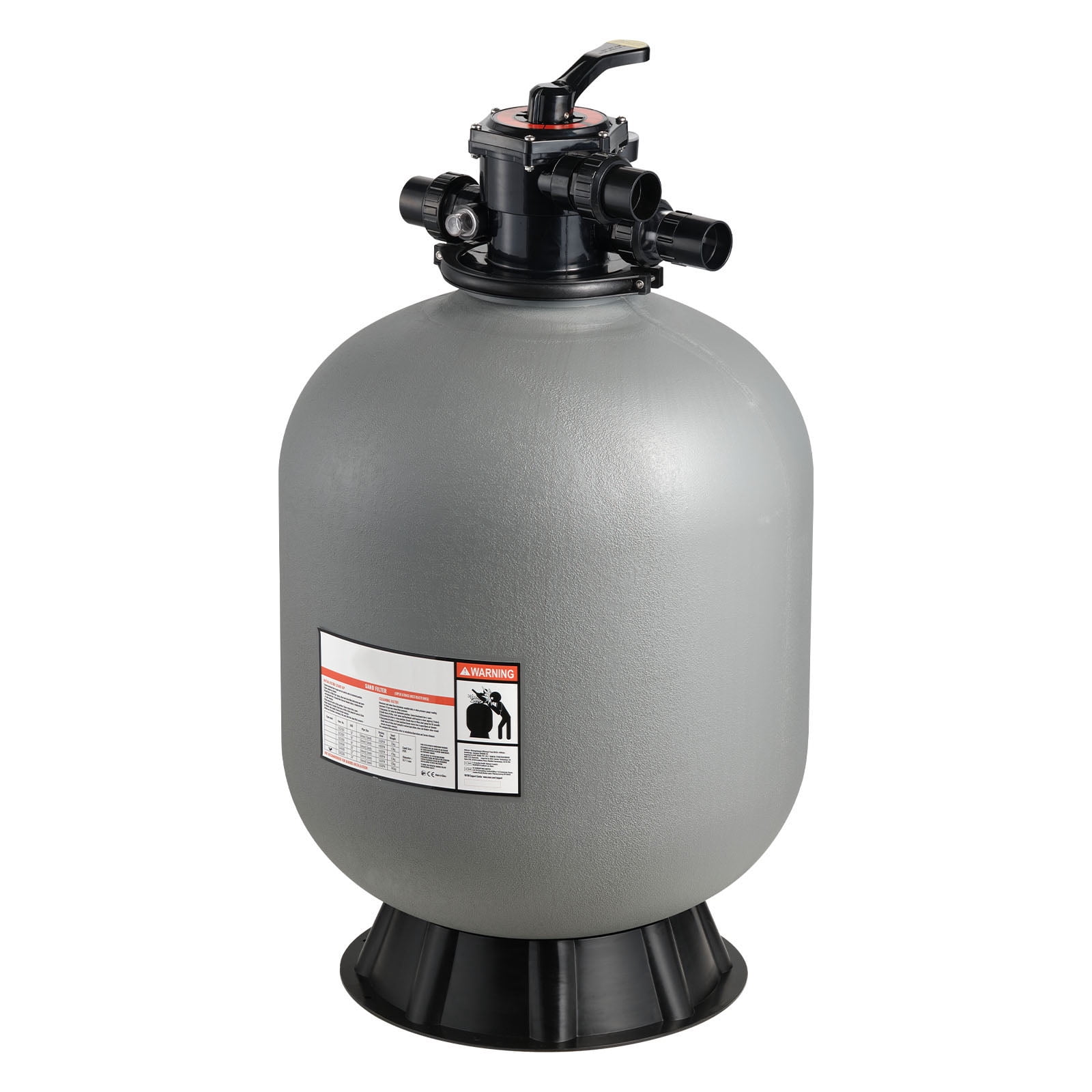 KFFKFF 7-Way Valve Sand Filter System for Above-Ground and In-Ground ...