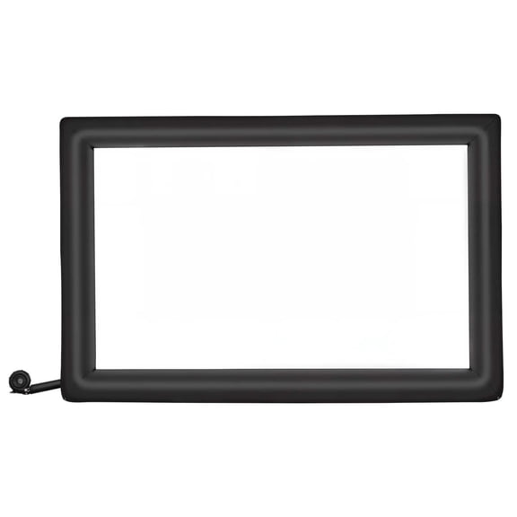 KFFKFF 24 ft Inflatable Outdoor Projection Screen with Storage Bag, Dual-Sided Viewing, Quick Setup, Perfect for Backyard Movie Nights and Events