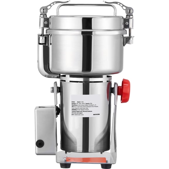 KFFKFF 2500g Commercial Spice Grinder Electric Grain Mill Grinder High Speed