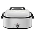 thumbnail image 1 of KFFKFF 26QT Electric Roaster Oven with Adjustable Temperature, Cool-Touch Handle, Self-Basting Lid, Defrost & Warm Functions, Suitable for 30lb Turkey, 1 of 9