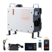 KFFKFF 2KW Diesel Heater, 12V/24V Universal Diesel Air Heater, Features Bluetooth APP Management, Remote Operation and Display Monitor, CO Alert, Quick Warming Portable Diesel Heater