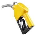 thumbnail image 1 of KFFKFF 3/4-Inch NPT Automatic Fuel Nozzle, Max Flow Rate 11.8 GPM, Auto Shut-Off Gas Pump Nozzle with 3-Speed Trigger Lock & 0.78 in (OD=20 mm) Spout for Gasoline, Diesel, Kerosene, Yellow, 1 of 9
