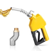 KFFKFF 3/4-Inch NPT Automatic Fuel Nozzle with Swivel, 11.8 GPM Flow Rate, Auto Shut-Off Diesel Gas Pump Nozzle with 3-Speed Trigger Lock & 0.78 in Spout for Gasoline, Diesel, and Kerosene