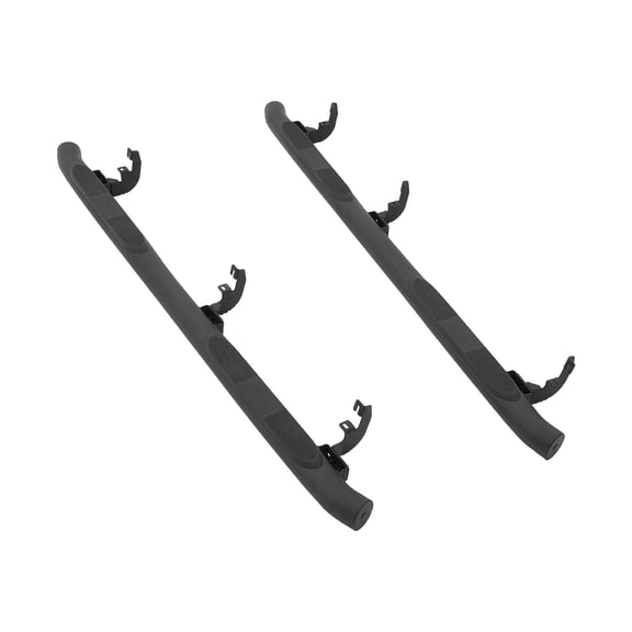 KFFKFF 3-Inch Side Steps for 2015-2025 Chevy Colorado/GMC Canyon Crew Cab, Black Carbon Steel Running Boards, 550 lbs Weight Capacity, Anti-Slip Design with Corrosion-Resistant Coating
