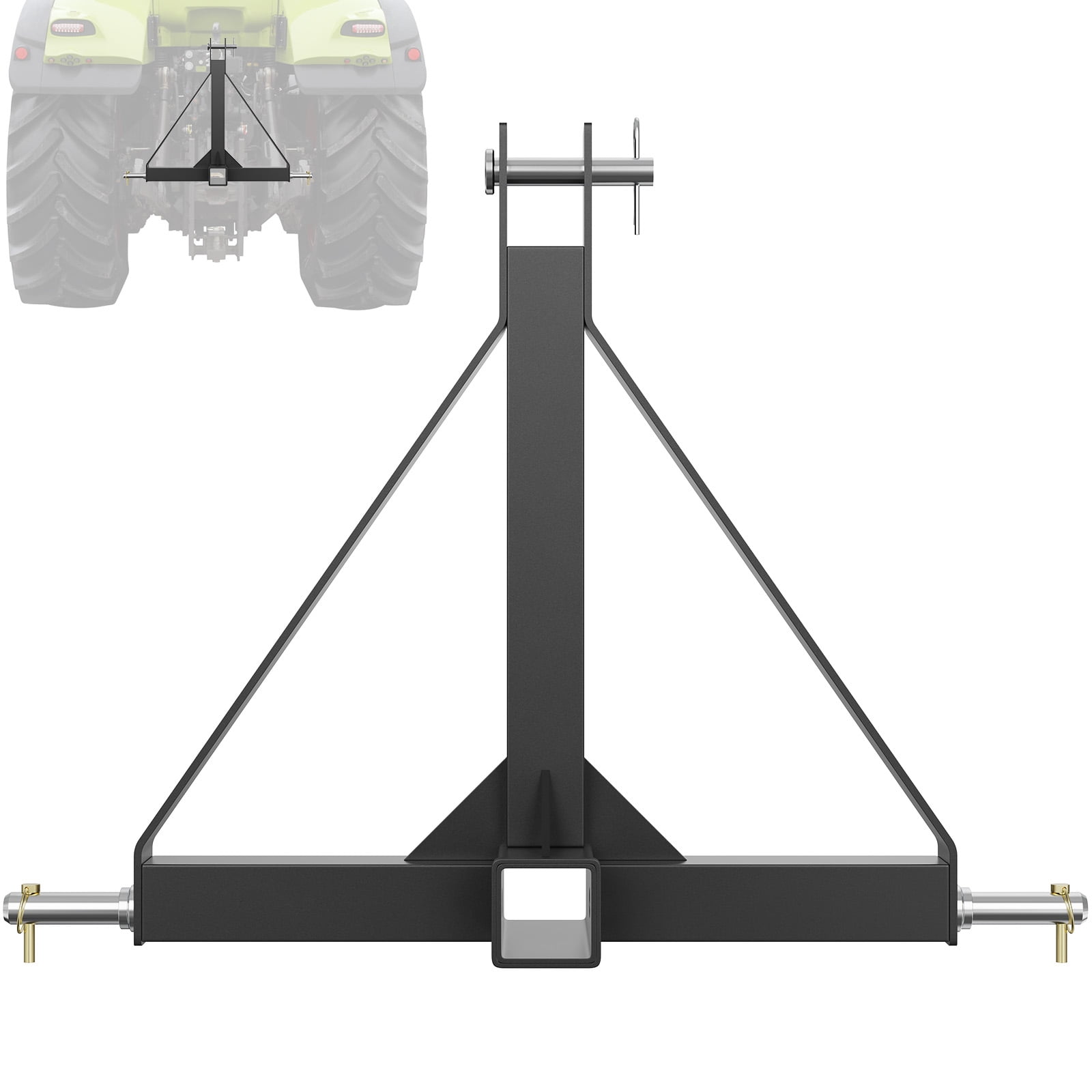 KFFKFF 3 Point Hitch Receiver 21"x19" Tractor Receiver Hitch 2" for Category 1