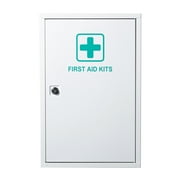 KFFKFF 3-Shelf First Aid Cabinet, 1000 Pieces, Large Capacity Kit, Wall-Mounted Medicine Cabinet, OSHA & ANSI 2015 (Class A), Industrial Emergency Metal Box, for Business and Worksite