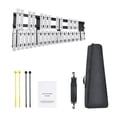 thumbnail image 1 of KFFKFF 30-Key Glockenspiel Set, Includes Mallets, Drumsticks & Portable Bag, Ideal Xylophone Percussion Kit for Learners & Enthusiasts, 1 of 9