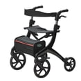 thumbnail image 1 of KFFKFF 300 lb Capacity Folding Walker Aluminum Rolling for Seniors, 1 of 9