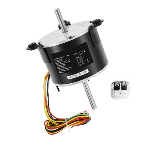 KFFKFF 3108706.916 Motor for RV AC, Suitable for Dometic Brisk Air I Model - One Phase, 1/5HP AC115V 2.6A 1650 RPM (Triple Speed)