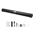 thumbnail image 1 of KFFKFF 32-Inch Compact Sound Bar for Smart TV, 2.0 Channel TV Speakers with Bluetooth and AUX Connectivity, Remote Control, Easy Installation, 80W Surround Audio System for PC and Home Theater, 1 of 9