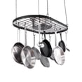 thumbnail image 1 of KFFKFF 32 inch Hanging Pot Rack Ceiling Mount Ceiling Pot Rack with 12 S Hooks, 1 of 9