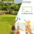 thumbnail image 1 of KFFKFF 32x3ft Outdoor Portable Volleyball Net Set System - Quick & Easy Setup Adjustable Height Steel Poles, PU Volleyball with Carrying Bag for Official Play Backyard Beach Lawn, 1 of 6