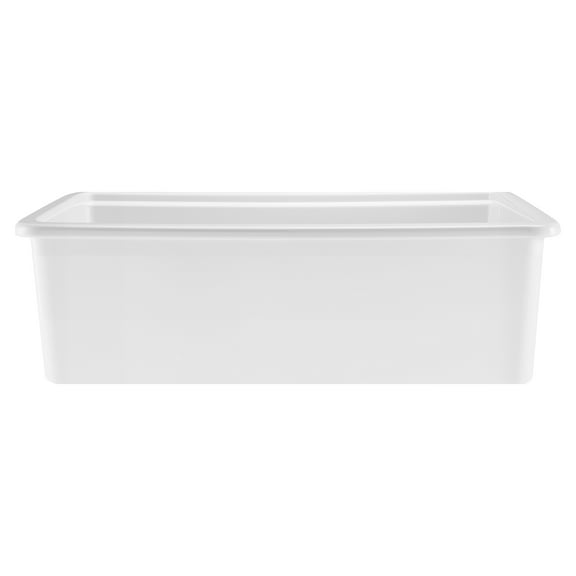 KFFKFF 33x19 inch Farmhouse Sink, White Fireclay Workstation Sink, Topmount or Undermount Single Bowl with Accessories, Spacious Drop-In Kitchen Sink for Household Use