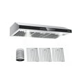 thumbnail image 1 of KFFKFF 36 Inch Under Cabinet Range Hood, Stainless Steel Kitchen Ventilation System, 900CFM Dual Motor, Gesture and Touch Operated, LED Illumination, 4-Speed Exhaust Fan, 1 of 9