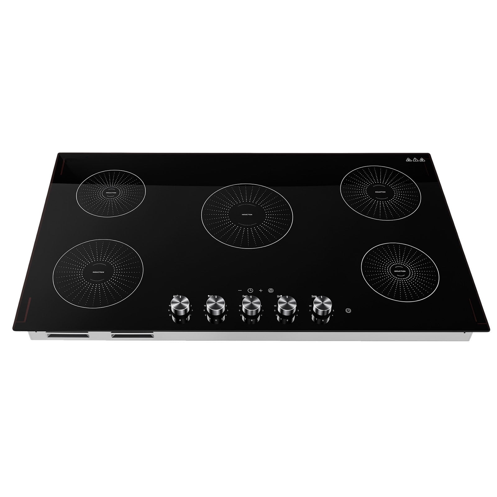 Induction Knob KFFKFF 36-Inch Induction Cooktop with 5 Burners, Built-in Electric ...