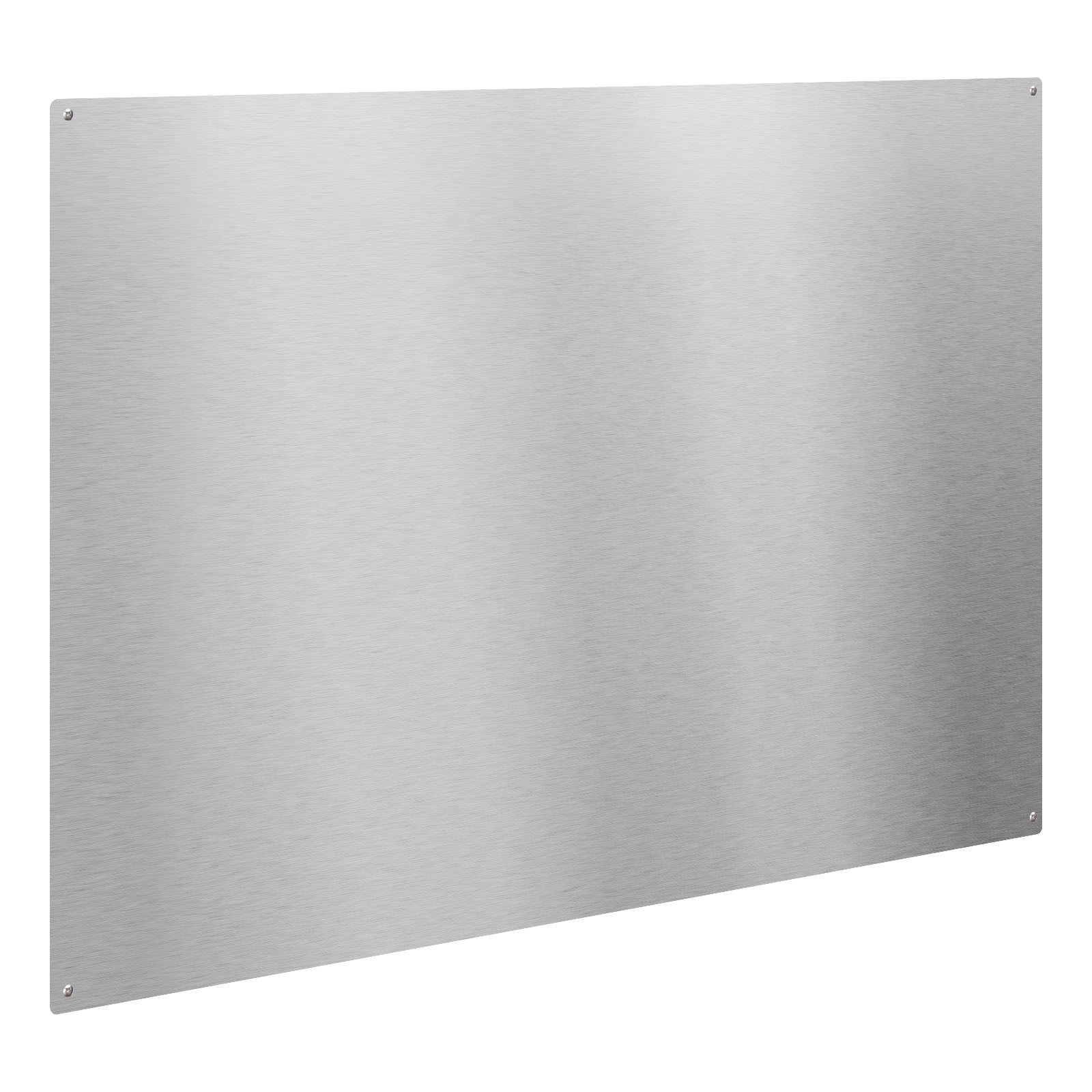 KFFKFF 36" x 24" Stainless Steel Stove Backsplash, Smooth Surface Splatter Guard,Wall Protector for Range Hood, Easy-to-Clean Kitchen Metal Panel with Pre-Drilled Holes for Simple Installation,Silver