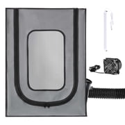 KFFKFF 3D Printer Enclosure with Ventilation, Dustproof Waterproof Oxford Cloth Resin Tent, Temperature-Stable Protective Case with LED, Compatible with Photon Mono/Mars 3, FDM/LCD Printers