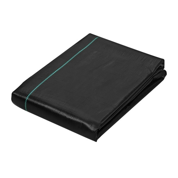 KFFKFF 3FTx50FT Superior Strength Weed Barrier Landscape Material, 3.2OZ Woven Geotextile Fabric Beneath Gravel, Excellent Permeability for Weed Restriction Mat, Driveway Material