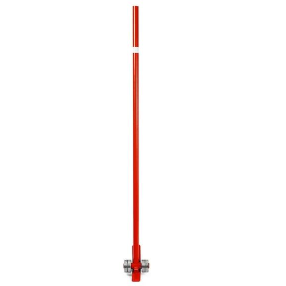 KFFKFF 3T Prylever Bar 6600 lbs Capacity Steel Pry Lever Bar Heavy Duty with Wheels Prylever with 5FT Length Handle