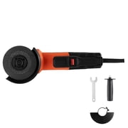 KFFKFF 4-1/2 Electric Angle Grinder, 8Amp 12000RPM High-Speed Corded Tool with 230  Adjustable Dust Shield for Grinding, Cutting, and Rust Removal Disc Not Included
