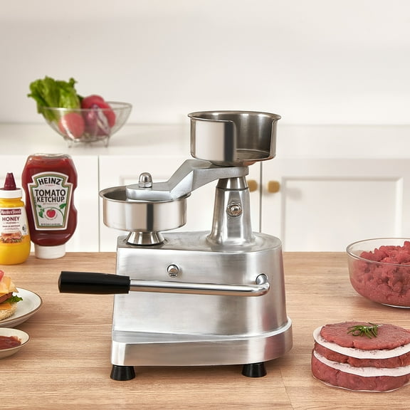 KFFKFF 4" Commercial Burger Patty Maker Hamburger Meat Press Forming Machine